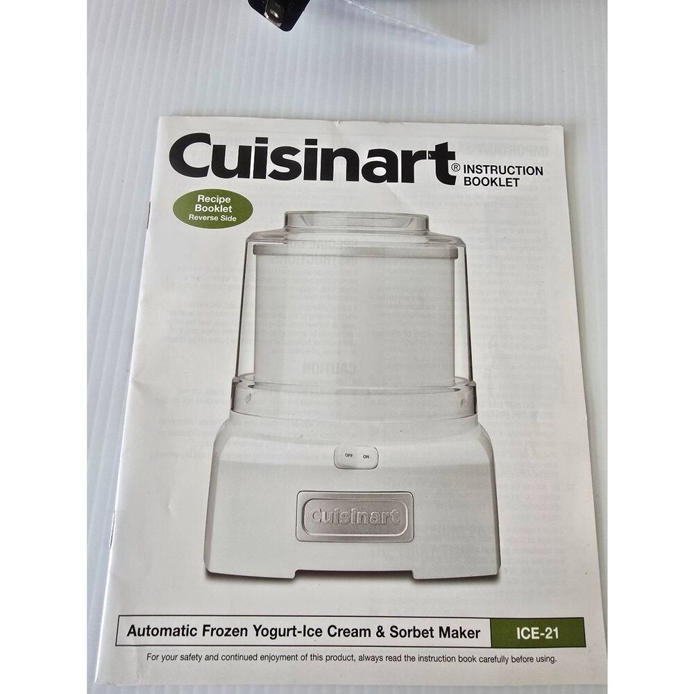 Cuisinart Frozen Yogurt, Ice Cream, Sorbet Maker - Picture 5 of 8